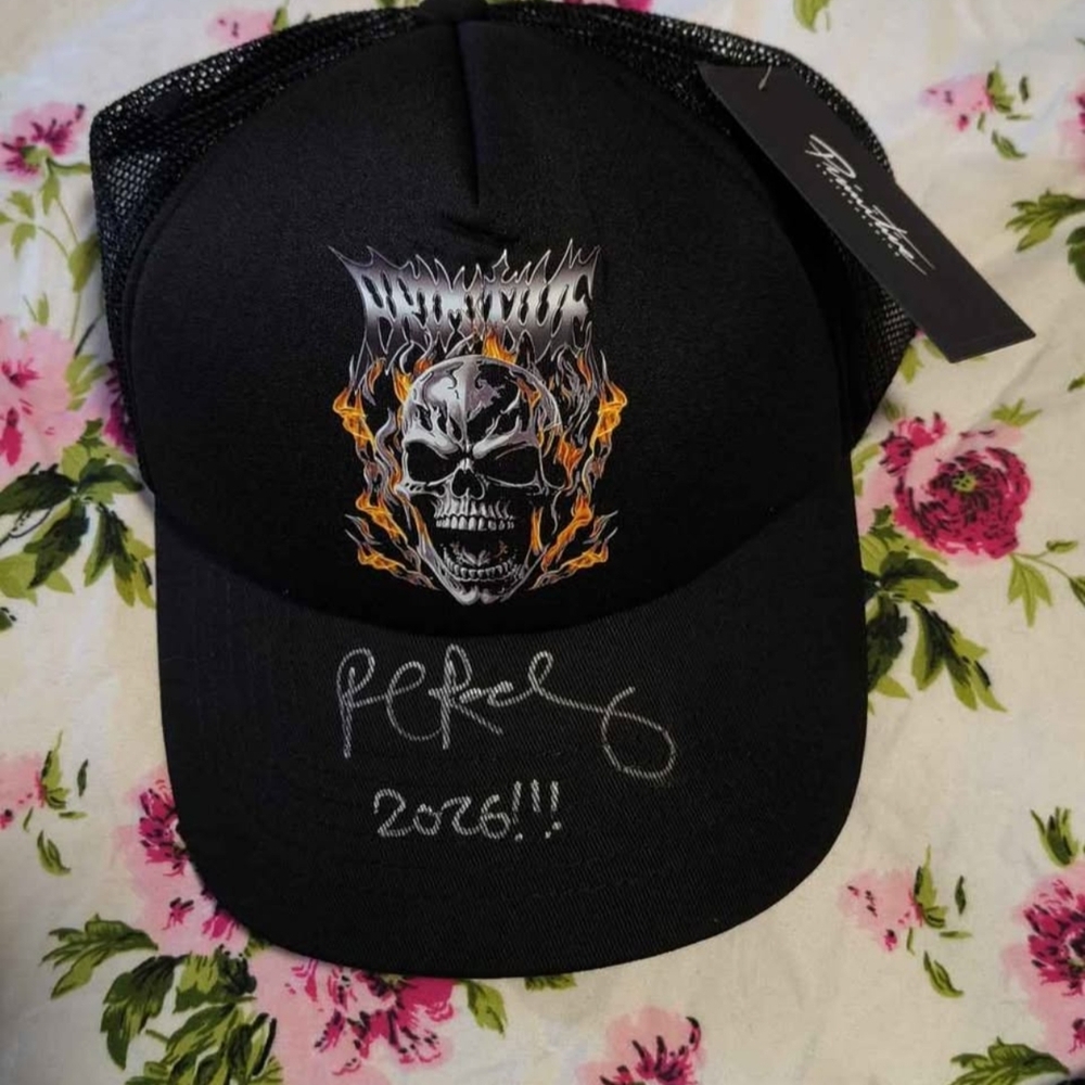 Black Primitive Trucker Snapback Signed By Paul (P-rod) Rodriguez